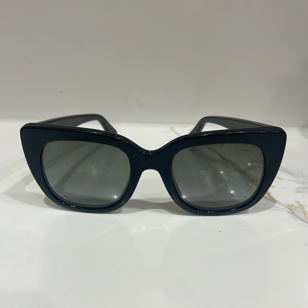 GUCCI Cat Eye Sunglasses GG0163S Black